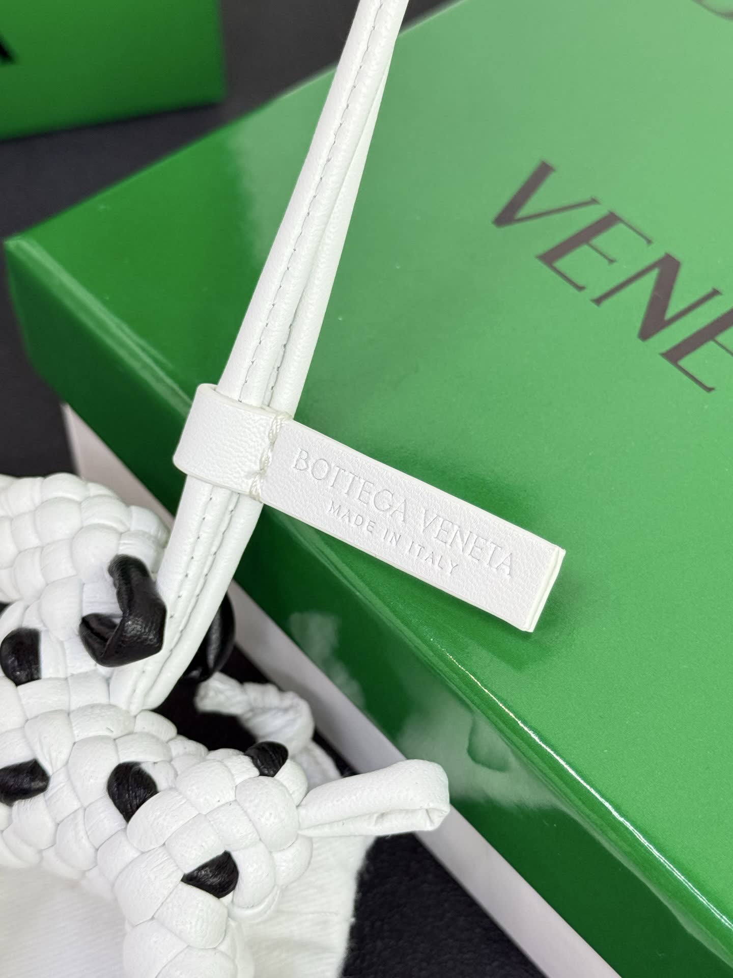 Bottega Veneta Leather Dog Charm